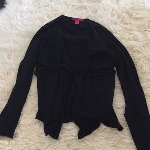 Black cardigan